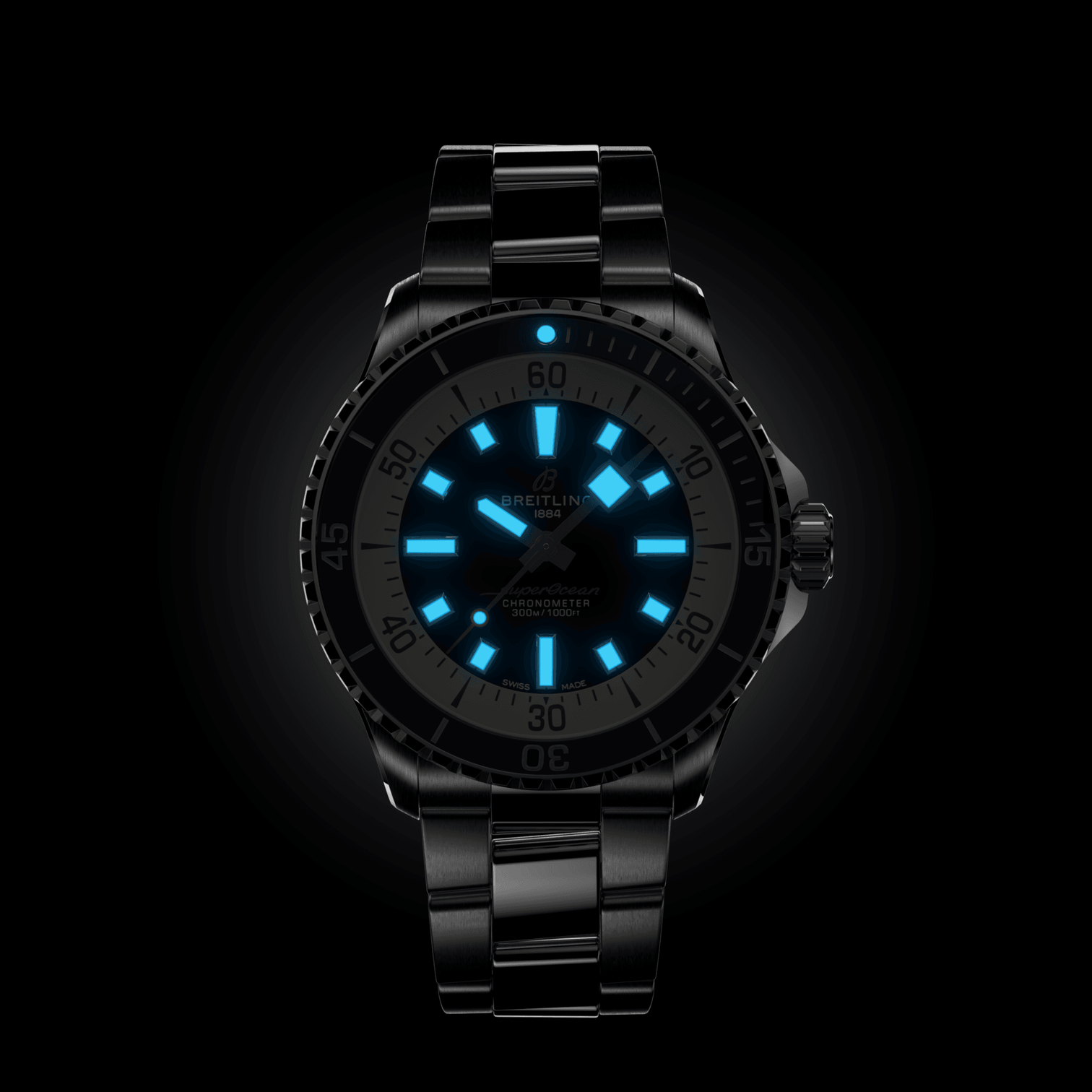 Breitling Superocean Blue Watch, 42mm